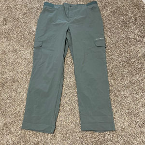 Eddie Bauer Women's Horizon Roll-Up Pant- XL- Green/Blue